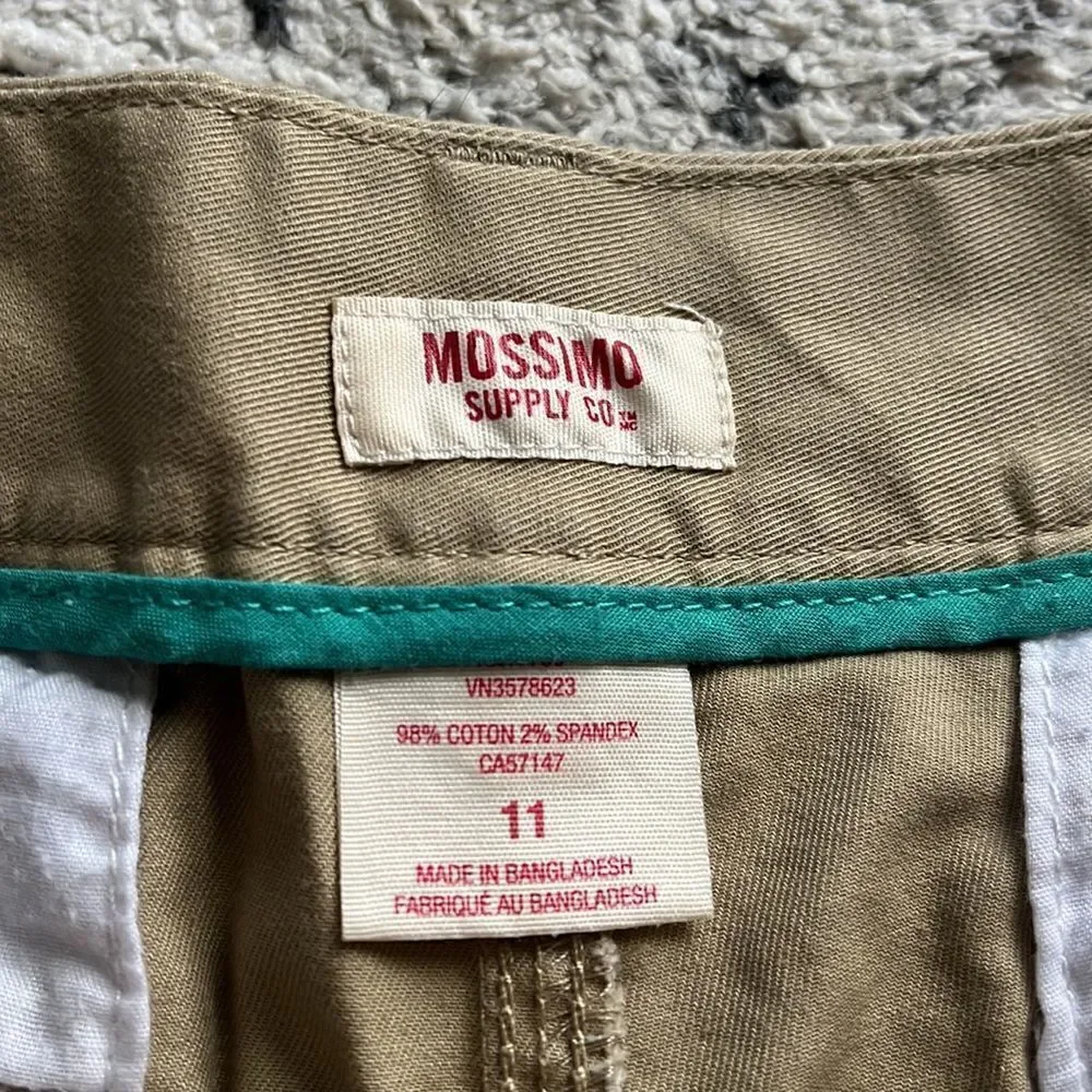 Mossimo supply co size 11 women’s khaki shorts